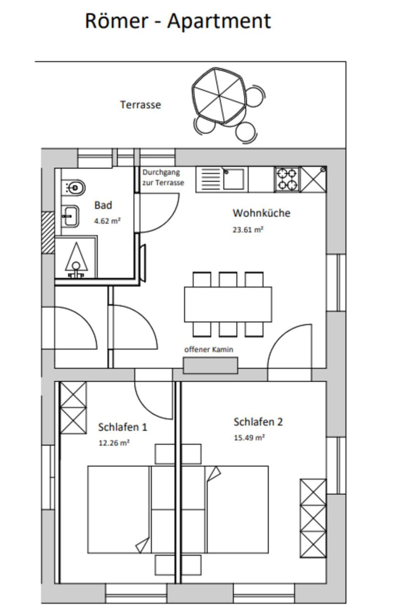 Roemer-Apartment Im Herenhaus Rheinblick Xanten Eksteriør billede